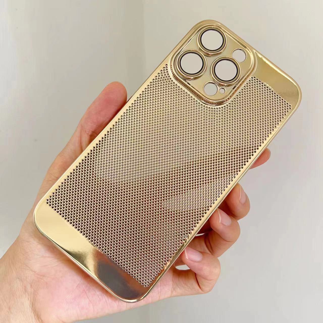 iPhone Cover Breathable Electroplating Heat Dissipation